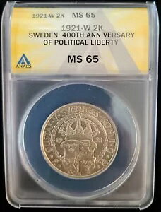 1921-W XEF[f Vo[ 2 N[l Political Liberty 400 NLO ANACS MS 65