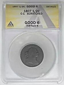 1807 �h���[�v �o�X�g �n�[�t �Z���g �R�C�� ANACS G 6 �ڍׂɏ�����
