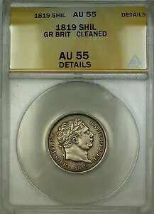 1819 CMX VO ANACS AU-55 ڍ׃N[jOς