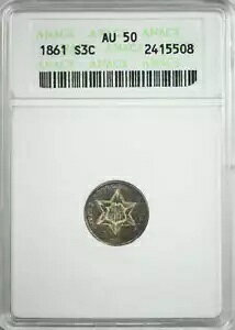 1861 �X���[ �Z���g �V���o�[ �s�[�X 3CS ANACS �\�[�v�{�b�N�X AU50 - �g�[���t��!