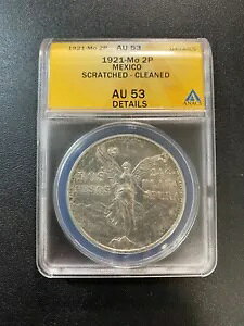1921 ���L�V�R DOS PESO ANACS AU-53 �ڍ� - �����ʂɂ��� - �F��X���u