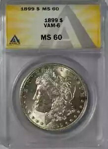 1899 P K Vo[ _[ ANACS MS-60 VAM 6 I[vуN[Yh iCY