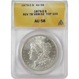 1879 S Rev 78 VAM-52 �����K�� �_���[ AU 58 ANACS �V���o�[ SKU:CPC1101