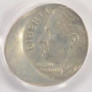 PCGS 10c �N���b�h ���[�Y�x���g �_�C�� 35% �I�t�Z���^�[ & �ȉ~�`�N���b�v MS64