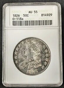 1826 50c Lbvh oXg n[t_[ AU55 ANACS O-118a