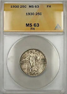 1930 X^fBO oeB NH[^[ 25C ANACS MS-63 twbh (x^[ RC g[ 11 A)