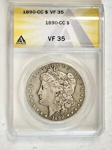 A 1890 [K J[\ VeB CC ǔF j[X Vo[ h $ ANACS MS 35