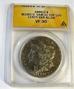 1899N O MORGAN DOLLAR VAM 31 MICRO O LEROY VAN ALLEN COLLECTIONF背AiI
