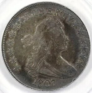 1807 50c �h���[�v�o�X�g �n�[�t�_���[ ANACS F 15