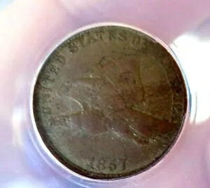 tCO C[O Zg 1857 ANACS VF 20++++++ A_[O[h FE DDO FS-105 S-3 A DDO