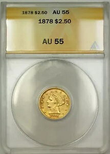 1878N $2.50 oeB NH[^[ C[O  ANACS AU-55