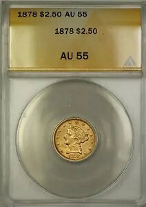 1878N $2.50 oeB NH[^[ C[O  ANACS AU-55 (B)