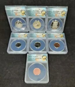 2019-S&D 7-Coin Explore & Discover �Z�b�g ANACS PR70 DCam/SP69 (G673)