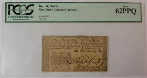 1763 1 VO j[W[W[Anʉ PCGS ʉ V 62 PPQ