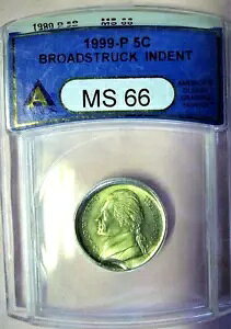 *u[hgbN Cfg* 1999-P ANACS MS 66 WFt@[\ jbP!\gbv|bvI 25cTCY
