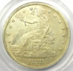 1878-S fՋh T$1 - F ANACS XF45 ڍ (EF) - A RC!
