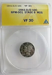 1941 D/D �}�[�L�����[ �_�C�� RPM 001 �X�e�[�W B MDS ANACS VF30 1/4 ���m