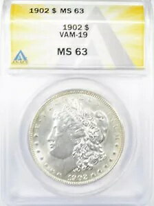 1902 K h $1 - ANACS MS 63 - VAM-19 dvt@C / tfeBN