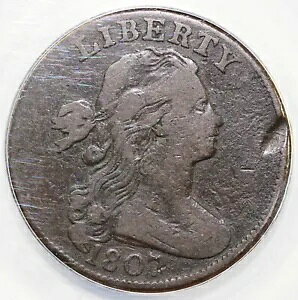 1807 1c S-274 �h���[�v �o�X�g ���[�W �Z���g ANACS F 12 �ڍ׃_���[�W����