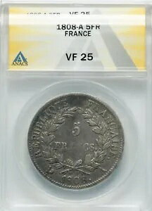 �t�����X 1808-A - �i�|���I�� - 5 �t���� �p�������� - ANACS VF25!