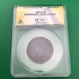 1824 �}�g���� �w�b�h ���[�W �Z���g 1c ANACS EF 45 �ڍו��H�A������ XF45