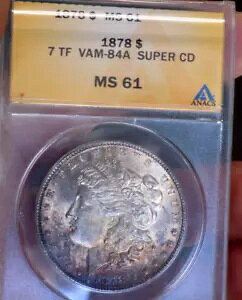 [K Vo[ h 1878 7 TF VAM 84 A SUPER CD ANACS MS 61 pXe gi[