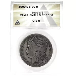 1903 S ���[�K�� �V���o�[ �_���[ �}�C�N�� s ANACS VG 8 �ʐ^�Q�� A067