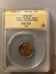1994 DDR �����J�[�� �Z���g ANACS MS63RB