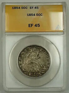 1854 ȃoeB Vo[ n[t_[ ANACS EF-45 IWi T[tFX