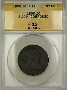 1800 �h���[�v �o�X�g ���[�W �Z���g 1c �R�C�� S-209 ANACS F-12 �f�B�e�[�� ���H