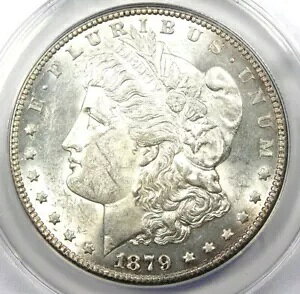 1879-S 1878 N[K Vo[ _[ 1 hd݂̗ - ANACS AU58 - i!