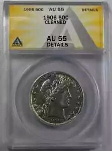 1906 P �o�[�o�[ �n�[�t�_���[ ANACS AU-55 �ו��̓N���[�j���O�ς�