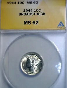 1944 G[ ANACS MS62 u[h XgbN + ItZ^[ }[L[ Vo[ _C CH BU RC