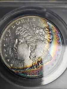 1881�N�� ���[�K���V���o�[�_���[ ANACS ms63 �������X�^�[���C���{�[�g�[�����o���h�t���g�i�[