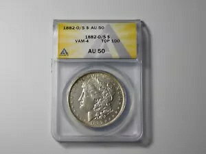 I[h Vo[ US RC 1882 O/S VAM 4 gbv 100 [K Vo[ h ANACS AU 50