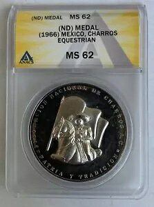 LVR CHARROS EQUESTRIAN Vo[ _ A _ 1966 MS62 ANACS