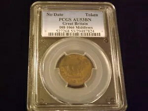 tȂ 1/2 yj[ ~hZbNX shRbN g[N CMX PCGS MS AU 53 BN