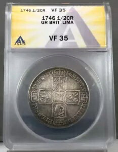 1746 W[W 2  ` 1/2 NE ` CMX ` } RC ANACS VF35