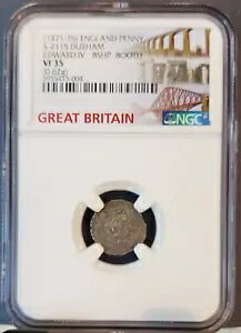 1471-76 イングランド シルバー ペニー S-2115 エドワード IV ビショップ ブース NGC VF 35 トップ ポップ