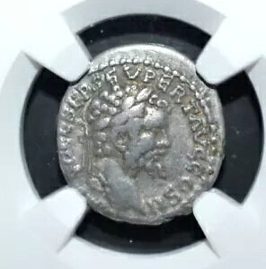セプティミウス・セブルス、AD 193-211、アル・デナリウス、エメサ、NGC- Ch F-----441----