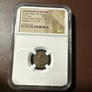 ���_������ �|���e�B�E�X�E�s���g AD 26-36 AE Prutah NGC ���K�i