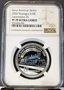 2020 �j�J���O�A �V���o�[ 10 �R���h�o�X S10C �@�֎� 25 NGC PF 70 �E���g�� �J���I ���A