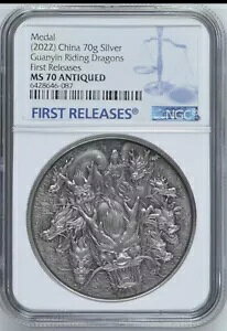 ���� 2021 S70g �V���o�[�ω���n�h���S���Y���ŏ��� NGC MS 70 �A���e�B�[�N�������[�X