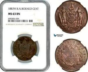 AK244�A�C�M���X�̖k�{���l�I�A1 �Z���g 1887 H�A�q�[�g�� �~���g�ANGC MS63BN