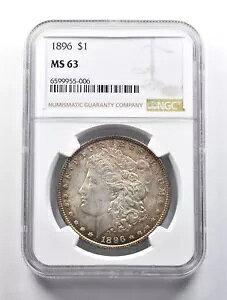 MS63 1896 �����K�� �V���o�[ �_���[ NGC *2201