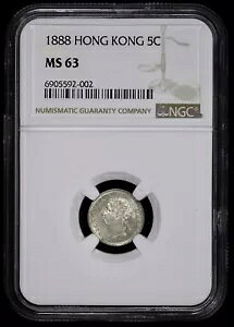 1888 ` Vo[ 5c NGC MS 63