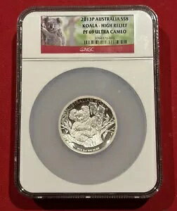 2013 P �I�[�X�g�����A - $8 KOALA HIGH RELIEF-NGC PF 69 �E���g�� �J���I ( 5 �I���X ! ) �r�b�O �X���u