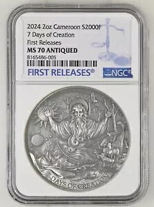2024 �J�����[�� �n���� 7 ���� 2 �I���X �V���o�[ �R�C�� NGC MS70 �A���e�B�[�N FR