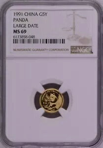 NGC MS69 1991 `Ci p_ 1/20 IX  [W fCg