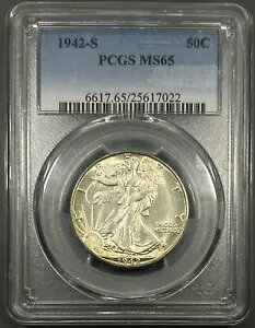 1942-S NGC MS65 EH[LO oeB n[t_[ 50C - ̂ō